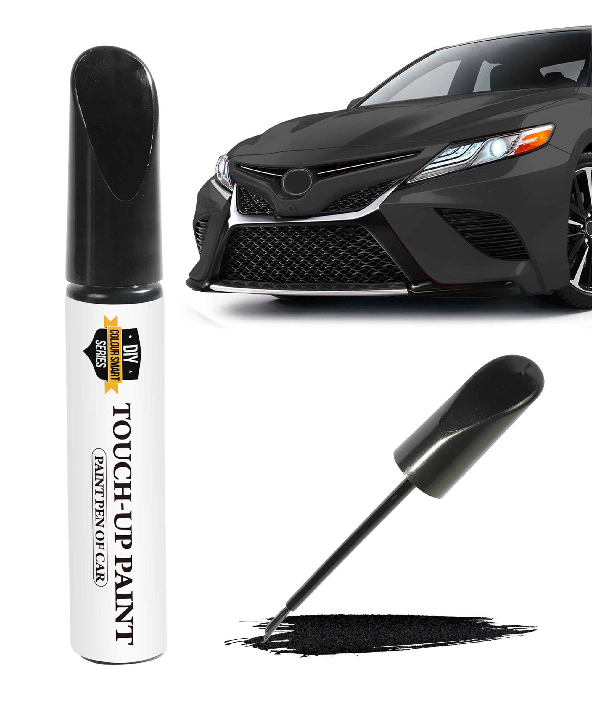 Car Paint Scratch Repair Kit - Touch Up Paint Pen for Cars, Auto Scratch Remover & Paint Pen for Erase Scratches (Black) | Perfect for DIY Car Scratch Fix, Small Paint Chip Repair & Vehicle Maintenance