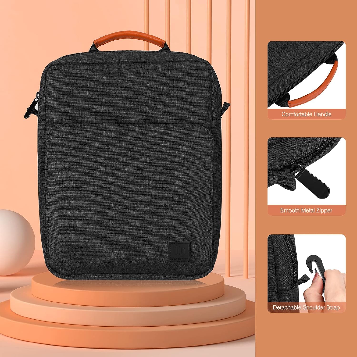 Dadanism 9-11 Inch Tablet Sleeve Case with Adjustable Shoulder Strap - Compatible with iPad 10th Gen 10.9