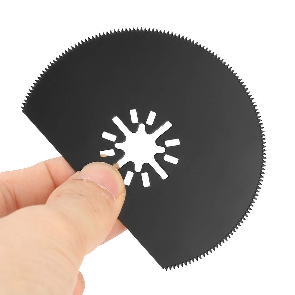 10PCS 80mm Semicircular & Straight Saw Blades - Carbon Steel Multi-Purpose Cutting Blades for Metal, Wood, Fiberglass & Plastic - Compatible with Bosch, Dremel, Overtone & Wickers Oscillating Tools - Perfect for DIY Projects, Home Renovations & Crafting