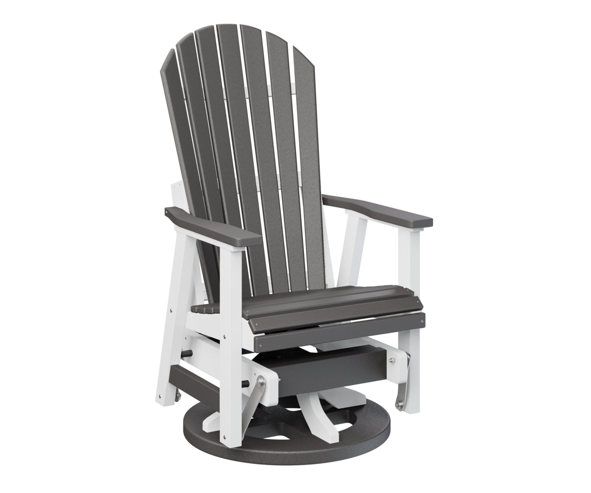 Berlin Gardens Comfo Back Swivel Glider - Outdoor Patio Rocking Chair with Smooth 360° Rotation, Weather-Resistant for Garden, Deck, Porch & Poolside Relaxation