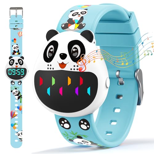 Potty Training Watch for Toddlers - USB Rechargeable Timer with Countdown, Alarm, Flashing Lights & Music - Waterproof Potty Reminder Watch for Boys & Girls (Blue) - Perfect for Home, Travel & Daycare Potty Training