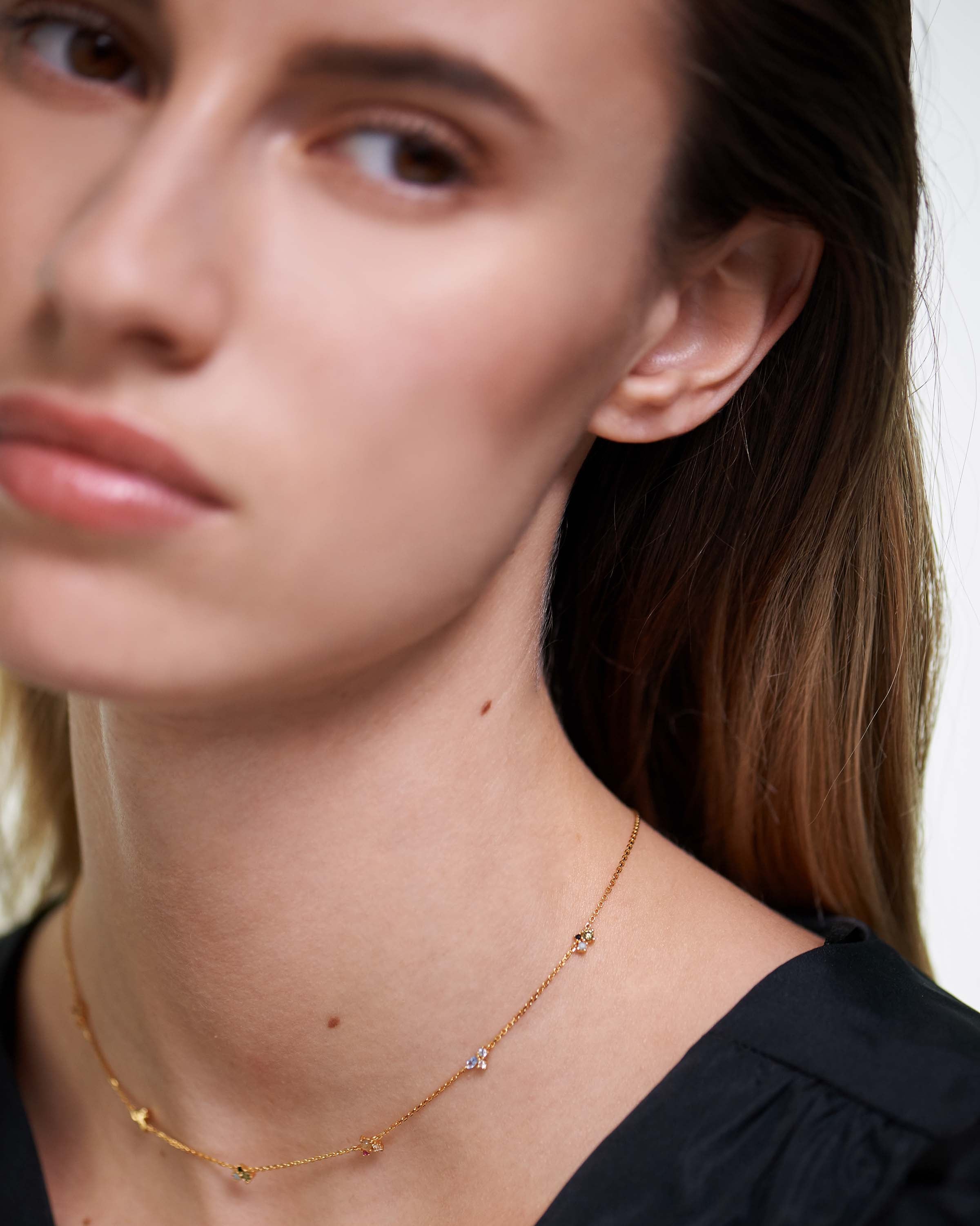 La Palette Necklace - Elegant French-Inspired Pendant Jewelry for Women | Perfect for Date Nights, Parties & Special Occasions