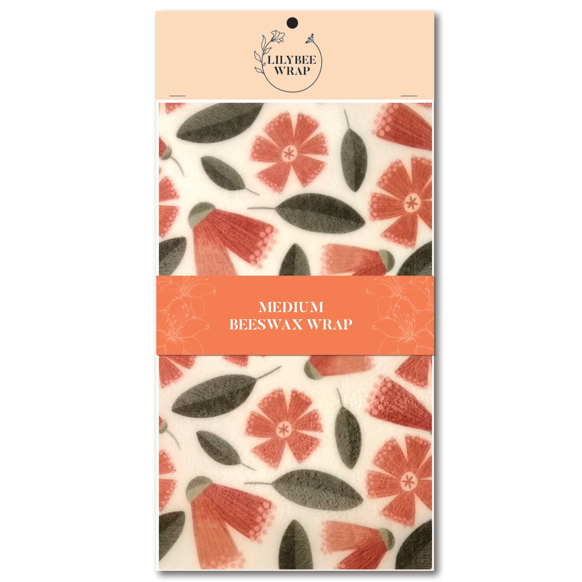 Eco-Friendly Medium Beeswax Food Wrap - Reusable & Sustainable Alternative to Plastic - Perfect for Food Storage, Picnics, and Lunch Packing