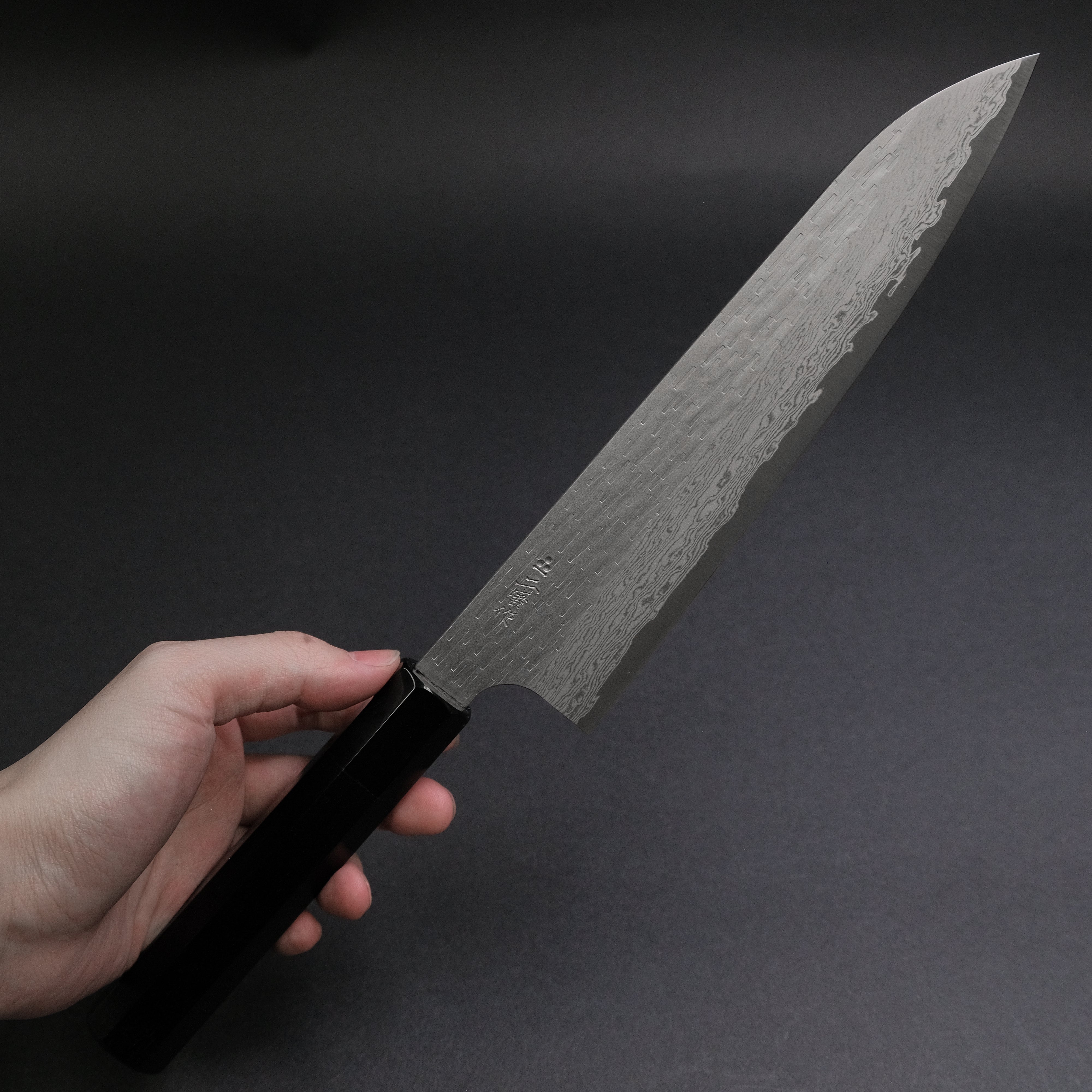 Nigara VG XEOS 210mm Gyuto Japanese Chef Knife with Ebony Handle - Professional Kitchen Tool for Slicing, Dicing & Precision Cooking
