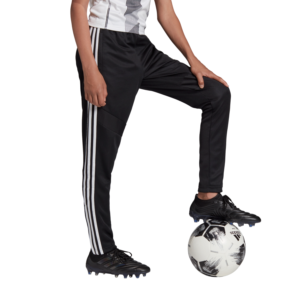 Adidas Youth Tiro 19 Training Pants for Boys & Girls - Black/White Athletic Soccer Joggers - Perfect for Soccer Practice, Gym Workouts & Casual Wear