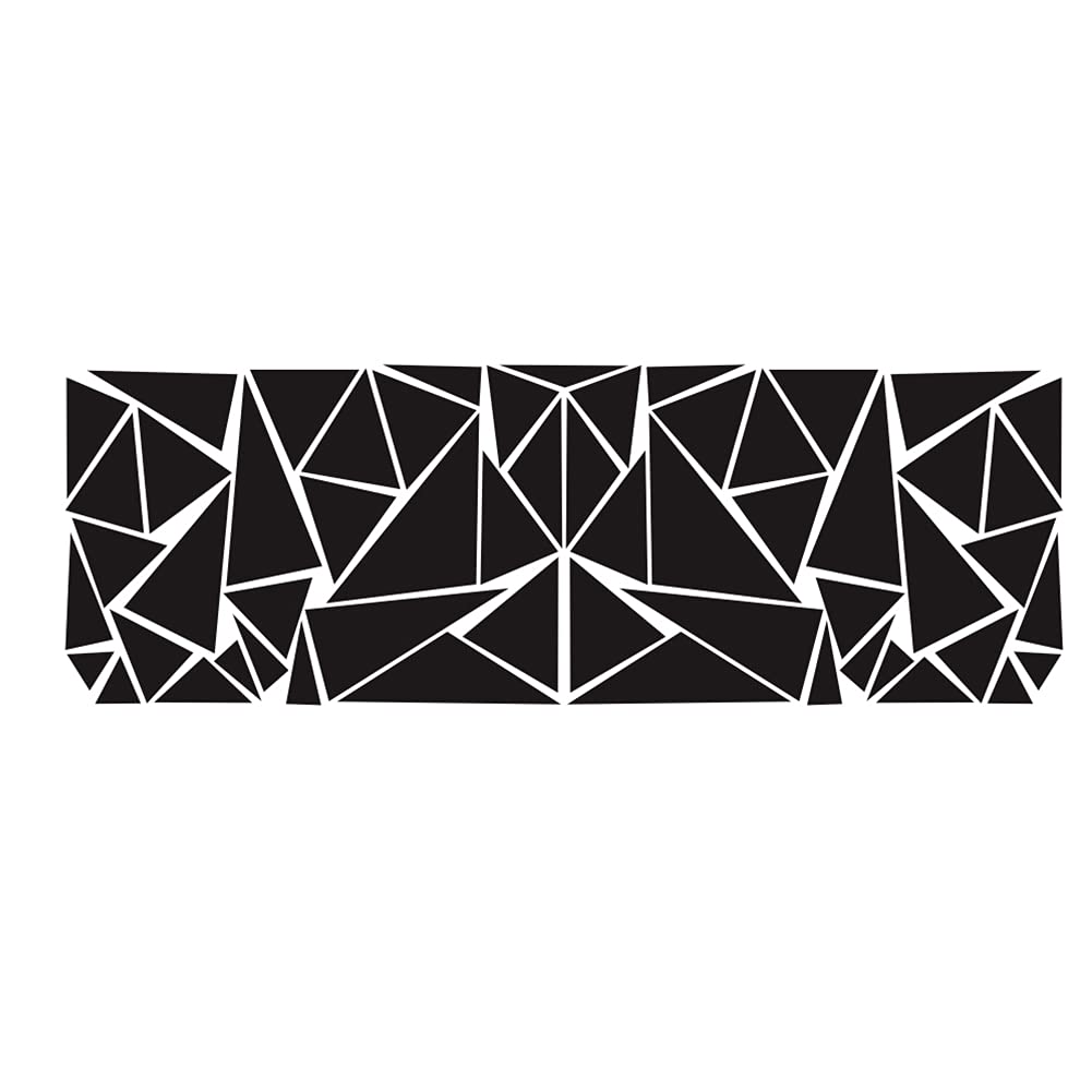 Unique Triangle Car Side Stickers - 2MX60CM Vinyl Racing Decals for Sports Cars - Fast Delivery