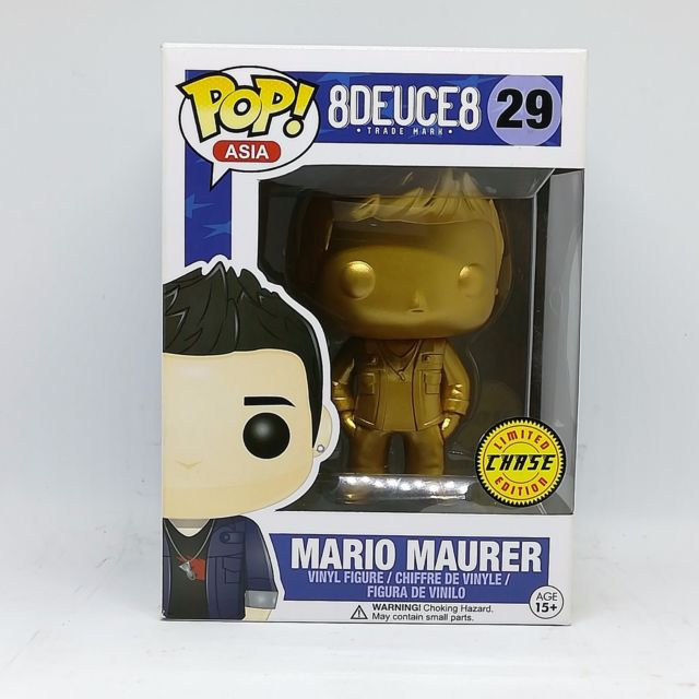 Gold Mario Maurer Asia Pop! Vinyl Figure (Chase) [8Deuce8] – Limited Edition Collectible for Anime Fans & Pop Culture Enthusiasts – Perfect for Display, Gifts, and Conventions