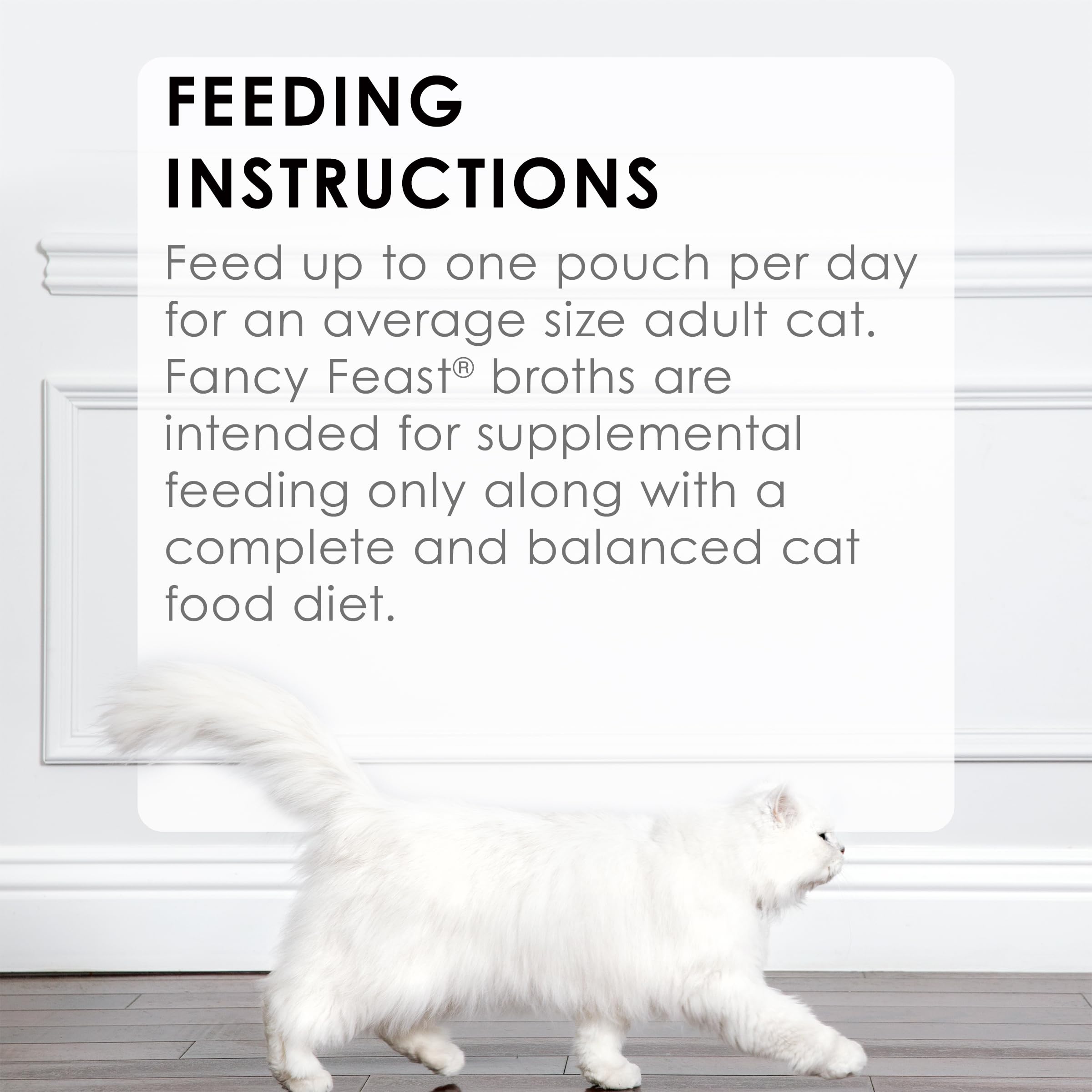 Fancy Feast Classic Broths Cat Food Complement - Variety Pack with 3 Delicious Flavors (12 Pack, 40g Pouches) | Wet Cat Food Topper for Picky Eaters & Senior Cats | Perfect for Enhancing Dry Food or as Hydration Supplement