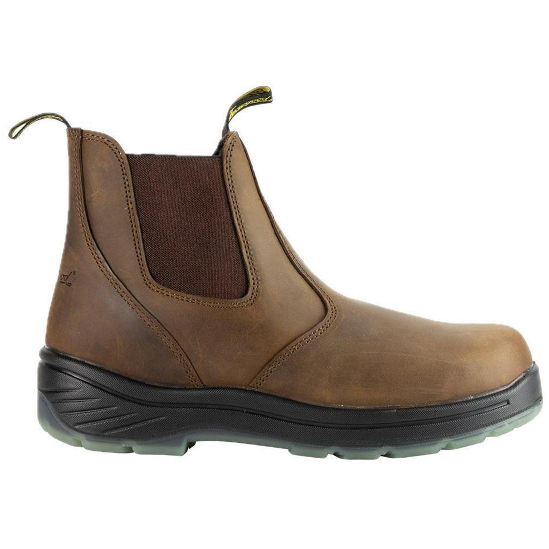 Thoroflex Series 6 Composite Toe Quick Release Chelsea Boot - Waterproof Work Boots for Men - Slip Resistant Safety Shoes for Construction & Outdoor Work