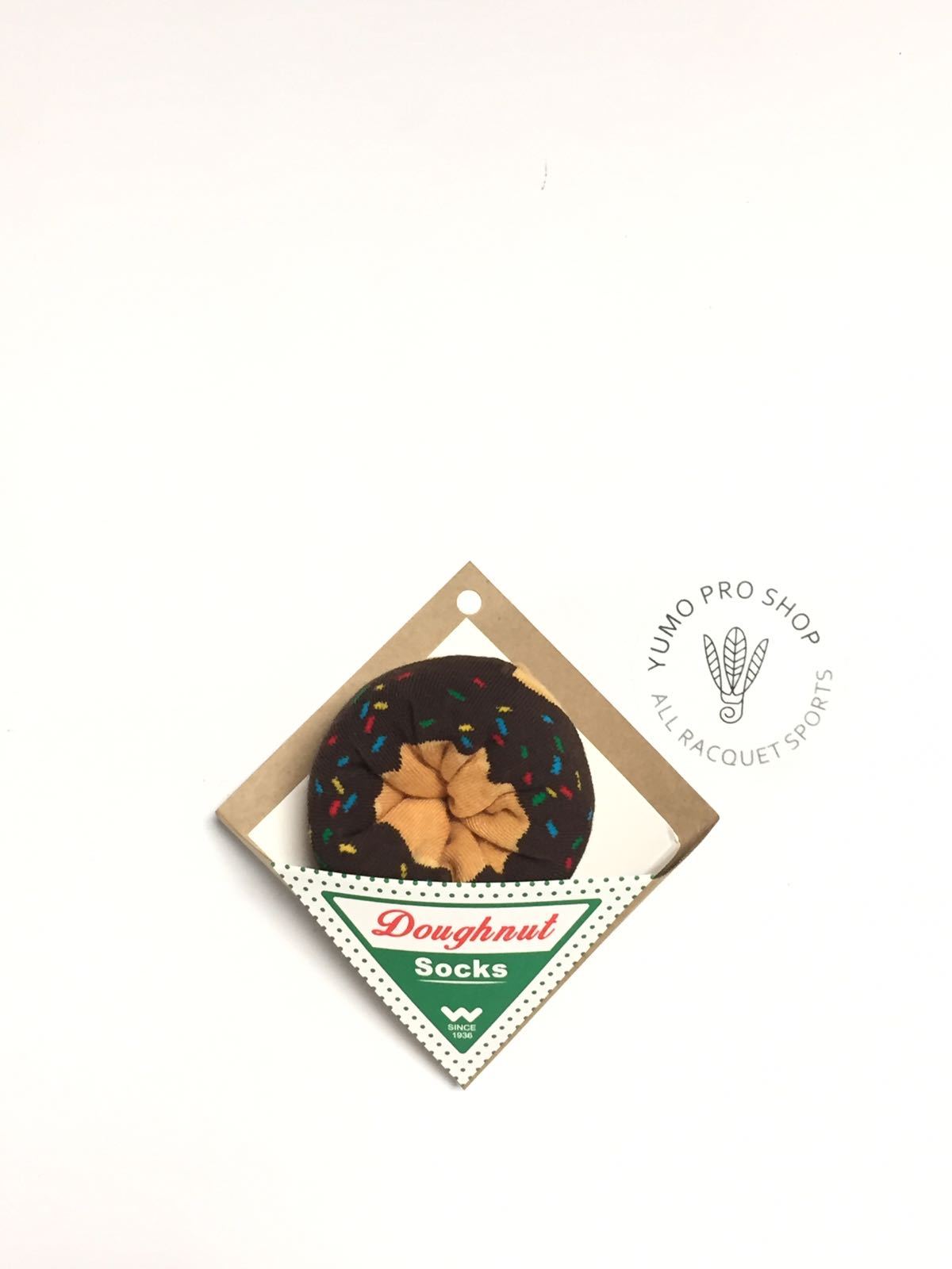 Chocolate Doughnut Socks - Fun & Comfortable Novelty Food Socks for Women & Men - Perfect for Gift Giving, Costume Parties, and Casual Wear
