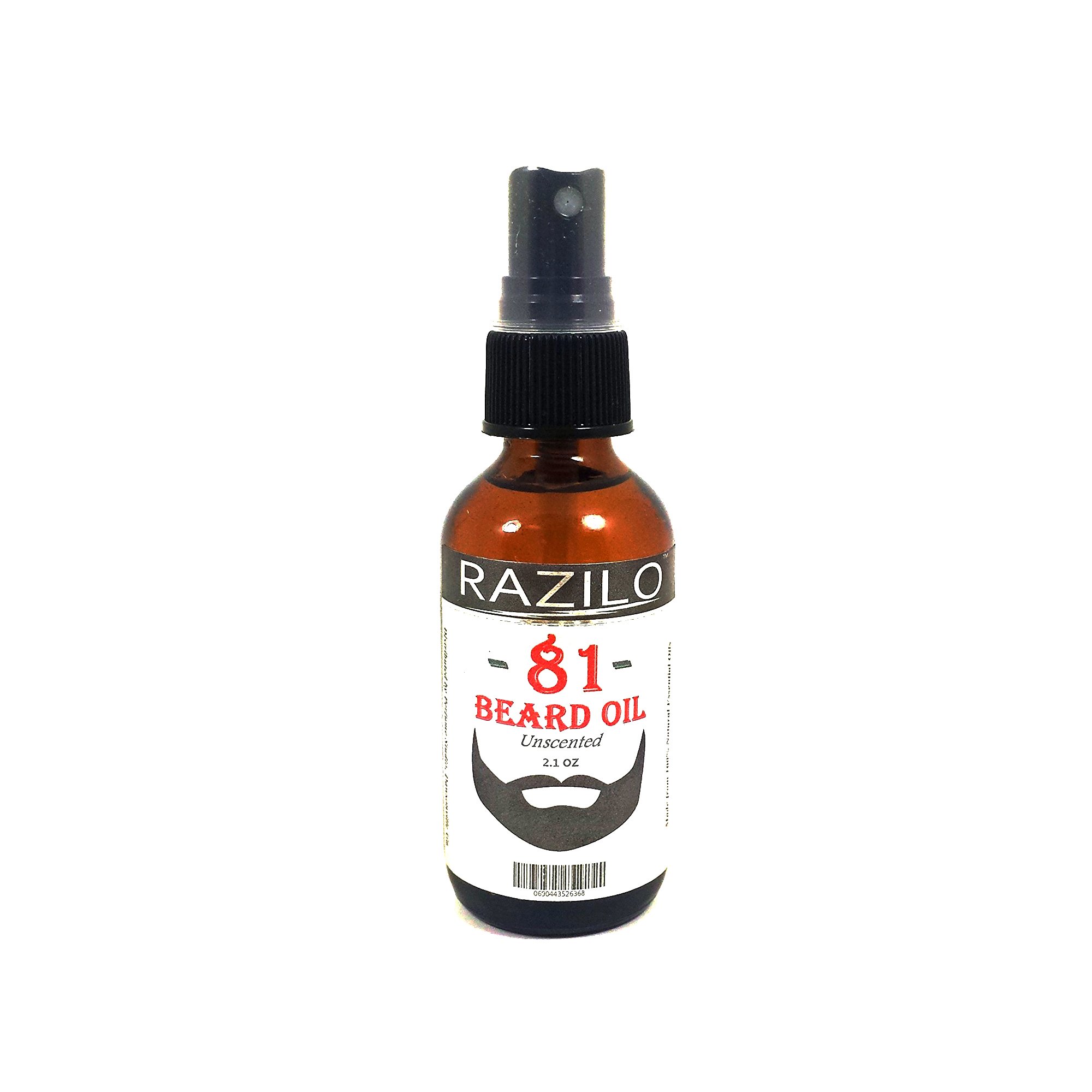 81 Unscented Beard Spray Oil - Leave-in Conditioner for Beard & Mustache with Premium Essential Oils | Promotes Healthy Facial Hair Growth & Softens Skin | 2.1oz | Ideal for Daily Grooming & Men's Skincare Routine