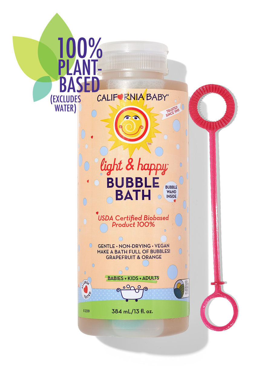 Light & Happy™ Bubble Bath - Relaxing & Moisturizing Bath Soak for Stress Relief & Self Care | Perfect for Spa Nights, Gift Sets & Luxury Bath Time