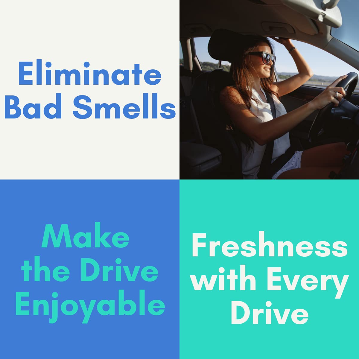 Air Jungles Lavender Scent Car Air Freshener Vent Clips - 6 Pack (4ml Each) | Long Lasting 180-Day Odor Eliminator for Cars, Trucks & SUVs | Perfect for Road Trips, Daily Commutes & Office Parking