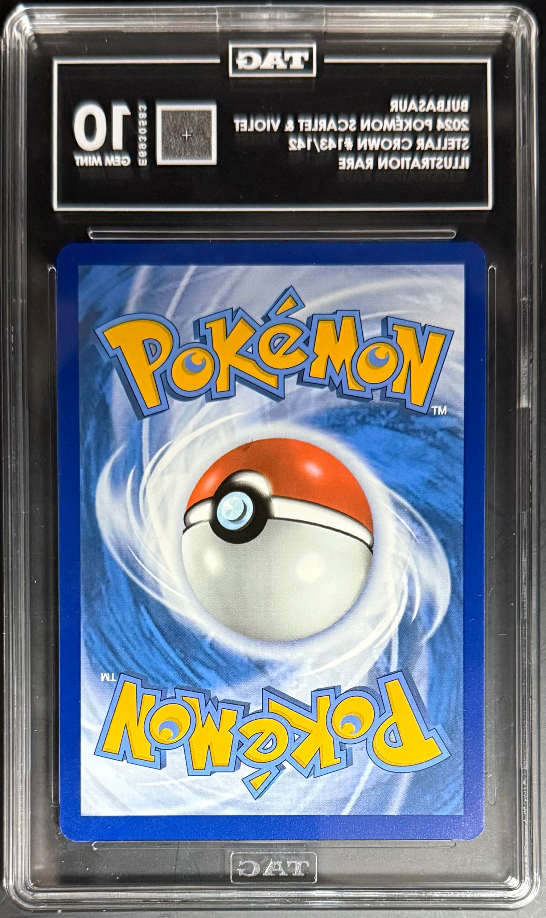 Pokemon Bulbasaur 143/142 Illustration Rare Card - Stellar Crown Scarlet & Violet 2024 TAG10 - Perfect for Collectors & TCG Battles