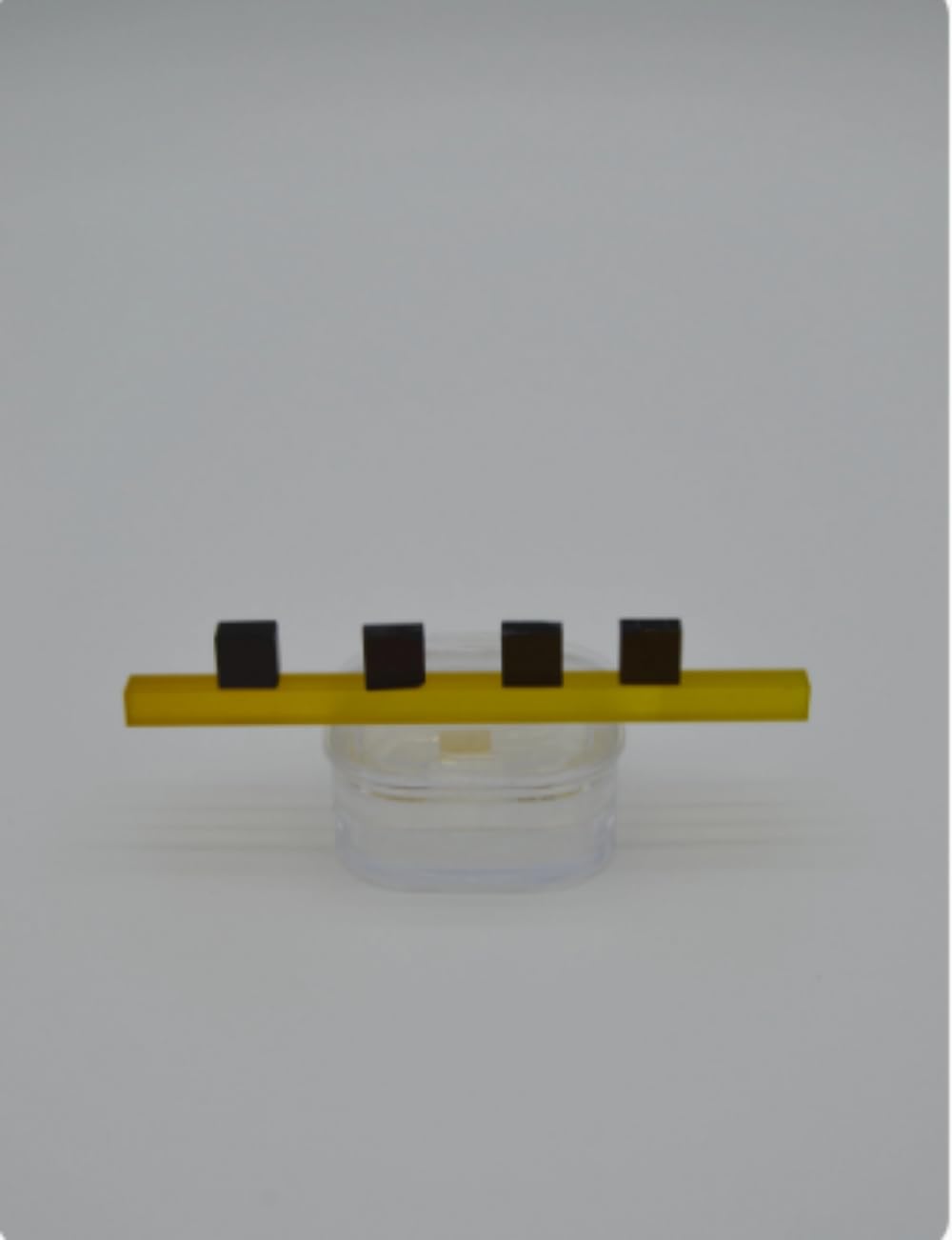 1pc Cr4+:YAG Passive Q-Switch Crystal for Laser Systems - 8x8x5mm - High-Efficiency Optical Switch for Eyebrow Washing Machines & Laser Applications