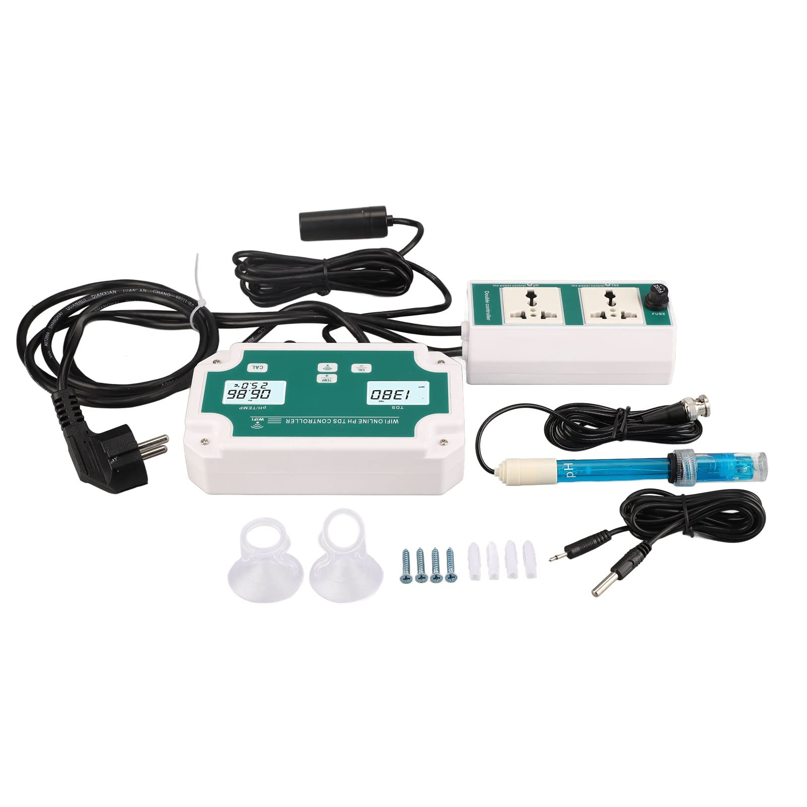 **Haofy Digital Water Quality Meter - Wireless WiFi pH, TDS, Temperature Tester with Mobile App - Multi-Language Water Monitoring Kit for Aquariums, Pools, and Drinking Water (US Stock)**