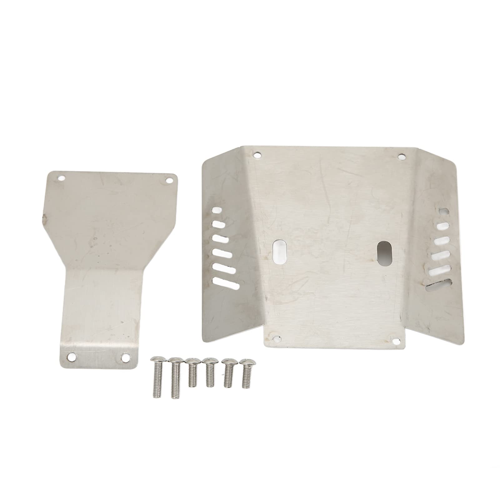 VGEBY 0.8mm Stainless Steel RC Car Chassis Armor for Tamiya CC01 - Durable Protective Guard Plate for Off-Road Crawler & Rock Racing (Ideal for Outdoor Adventure & RC Car Upgrades)