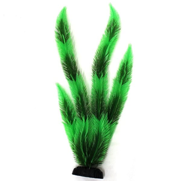 Premium Green Hornwort Plastic Aquarium Plants - Set of 16 Artificial Fish Tank Decorations for Freshwater & Tropical Aquariums - Perfect for Betta Fish, Goldfish & Aquatic Pets