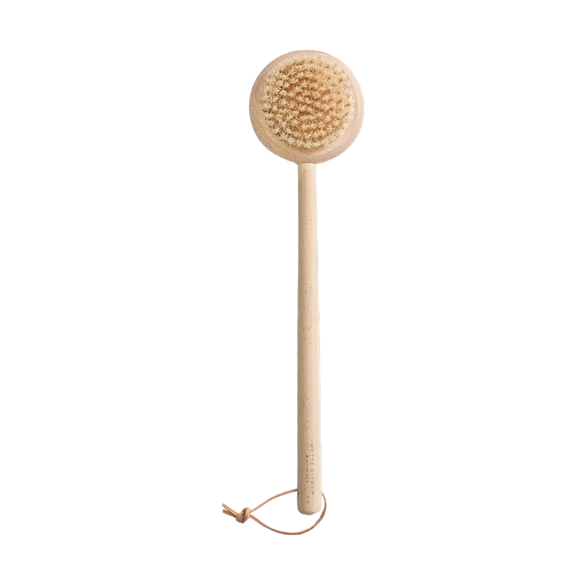 Premium Beechwood Body Brush for Dry Brushing - Exfoliating & Lymphatic Massage - Ideal for Cellulite Reduction & Skin Detox - Spa & Home Wellness Use