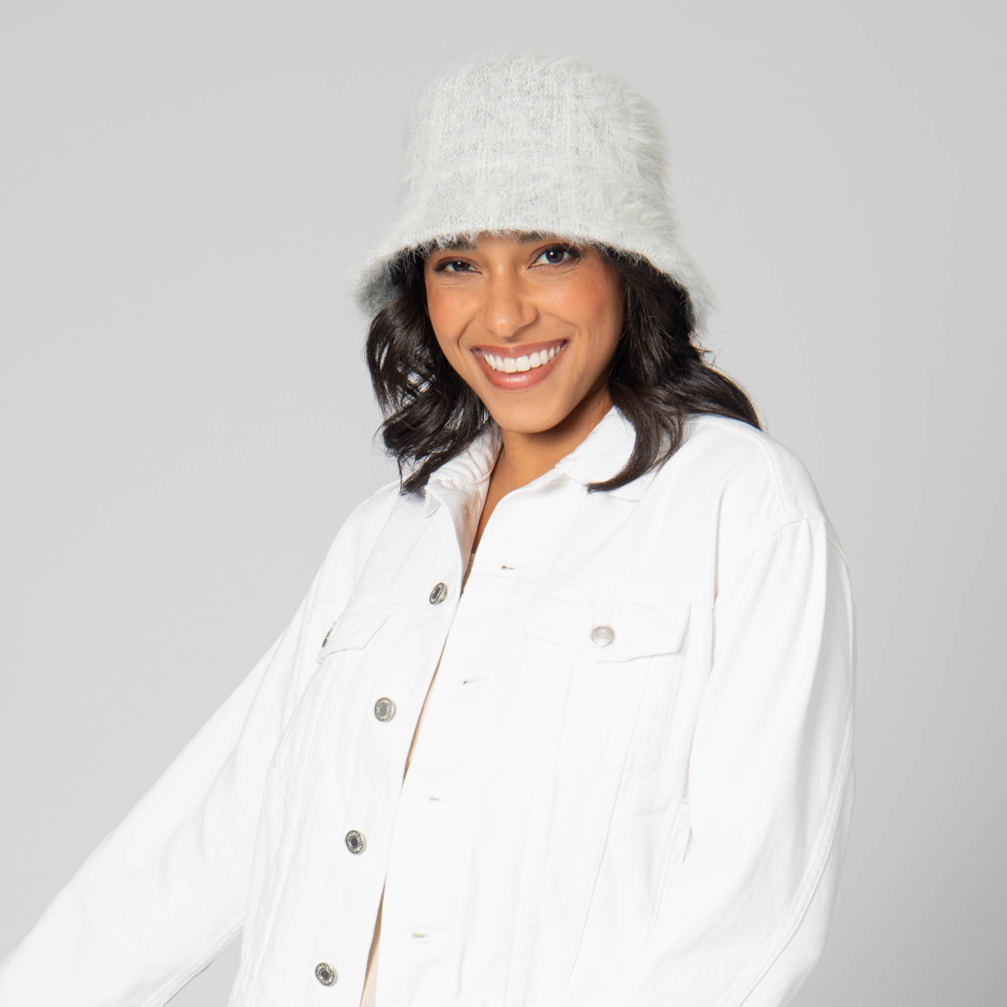 Sparkling Stevie Bucket Hat with All Over Tonal Sequins - Stylish Sun Protection for Women, Beach Outings & Summer Festivals