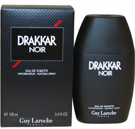 DRAKKAR NOIR Men's Cologne 3.4 Oz Eau De Toilette Spray - Fresh Woody Scent, Long Lasting Fragrance - Perfect for Date Night, Office & Special Occasions