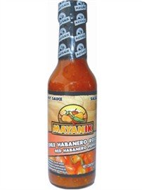 Mayanik Red Habanero Hot Sauce - Spicy Mexican Chili Pepper Sauce for Tacos, Wings & Cooking