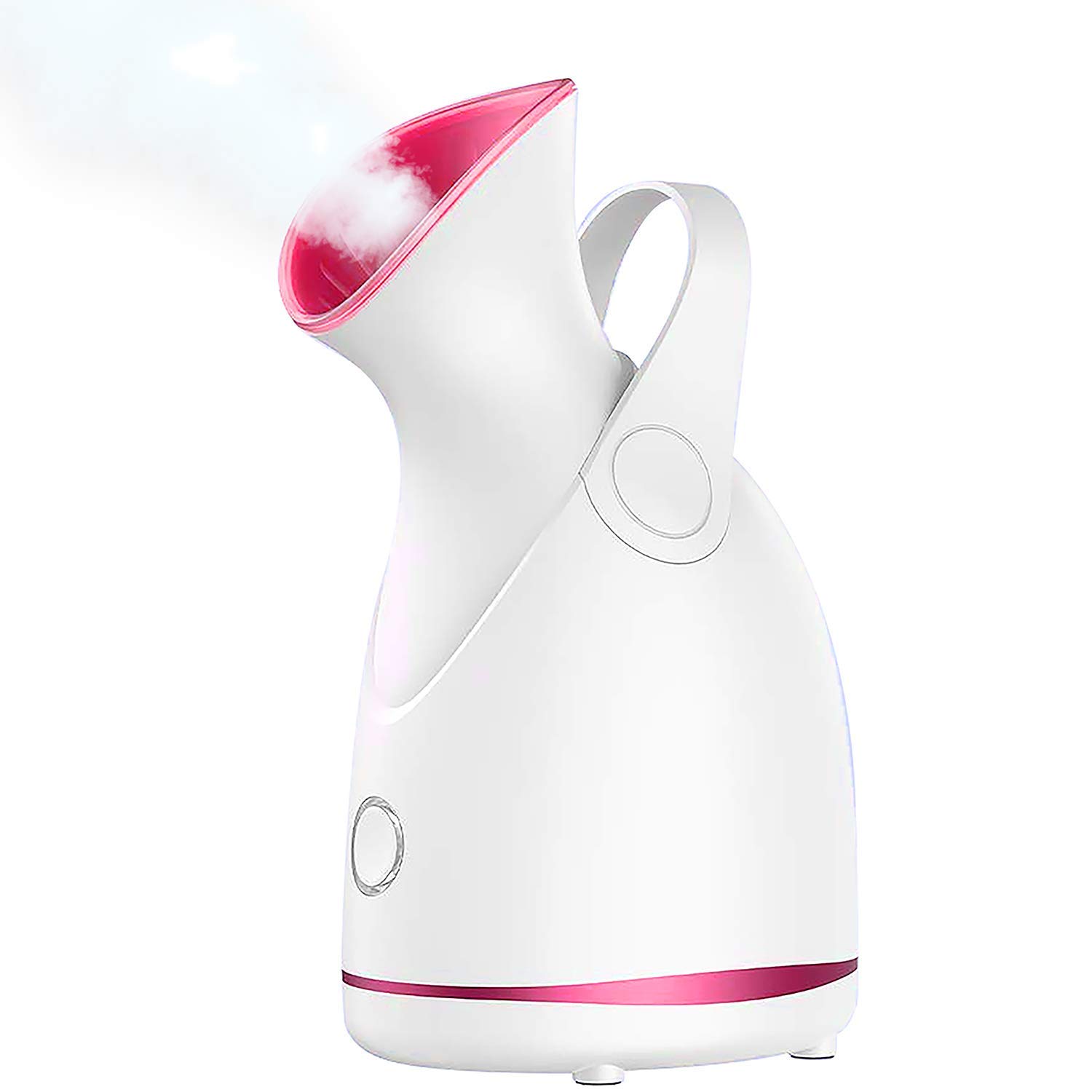 NEWCART Nano-Ionic Facial Steamer & Steam Inhaler - Professional Hot Mist Vaporizer with UV Sterilization for Hydrated Skin & Spa Relaxation | Perfect for Home Spa, Facial Care, Cold Relief & Dry Skin Treatment | Women & Men Beauty Essential