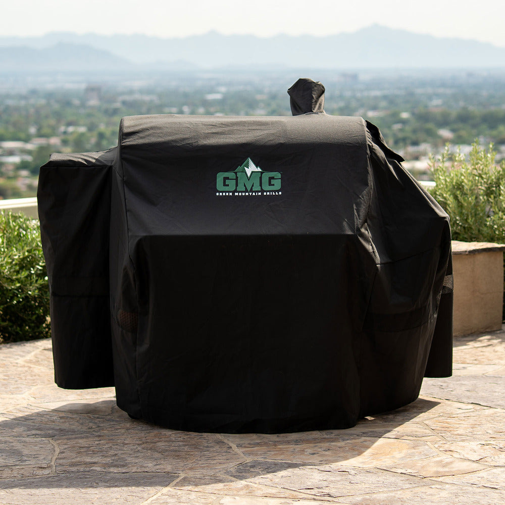 Green Mountain Grills Waterproof Grill Cover for Ledge, Peak & Trek Pellet Grills | Heavy-Duty UV Protection | Perfect for Outdoor BBQ, Camping & Backyard Cooking