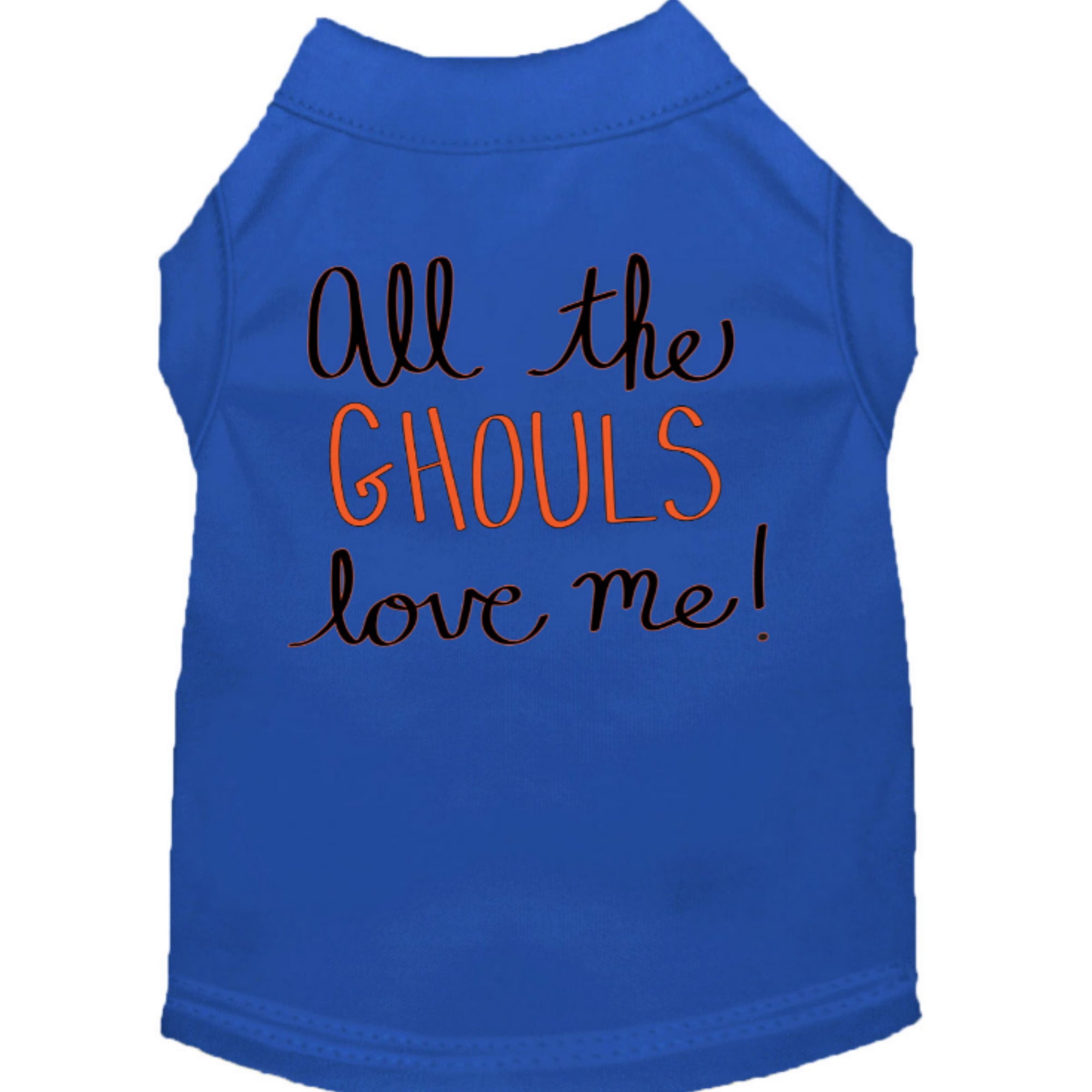 Funny Dog Shirt - All The Ghouls Love Me Halloween Pet Costume for Dogs | Perfect for Halloween Parties & Pet Costume Contests