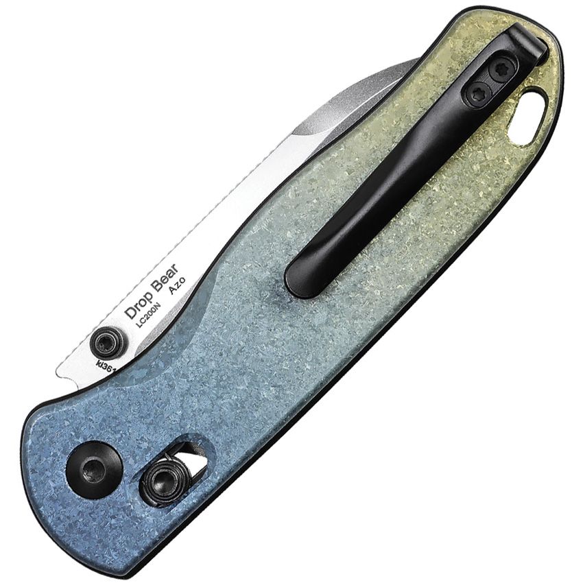 Kizer Azo Drop Bear EDC Pocket Knife - Premium Folding Knife for Outdoor, Camping & Everyday Carry (EDC) | Tactical Knife for Hiking, Survival & Utility Use