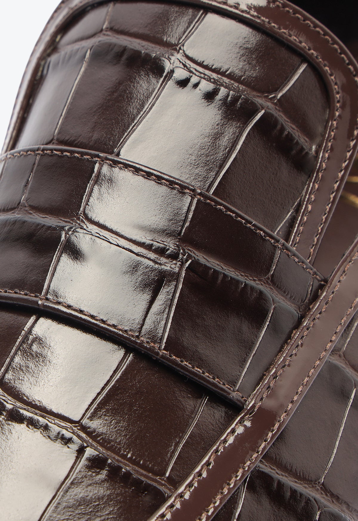 Maurice Croco Embossed Women's Flats - Comfortable & Stylish Leather Loafers for Work, Office & Casual Wear