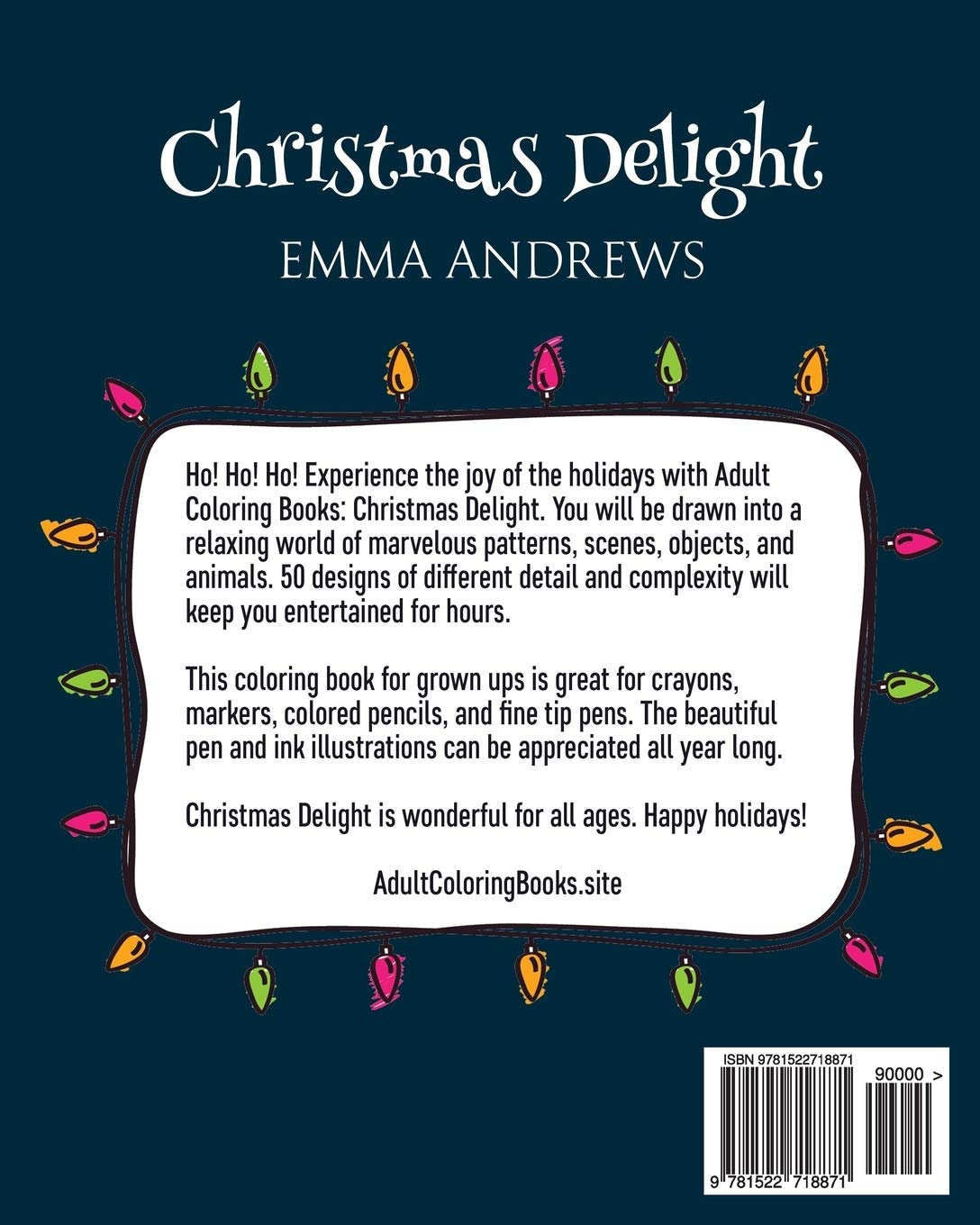 Christmas Coloring Books for Adults - Relaxing Holiday Activity