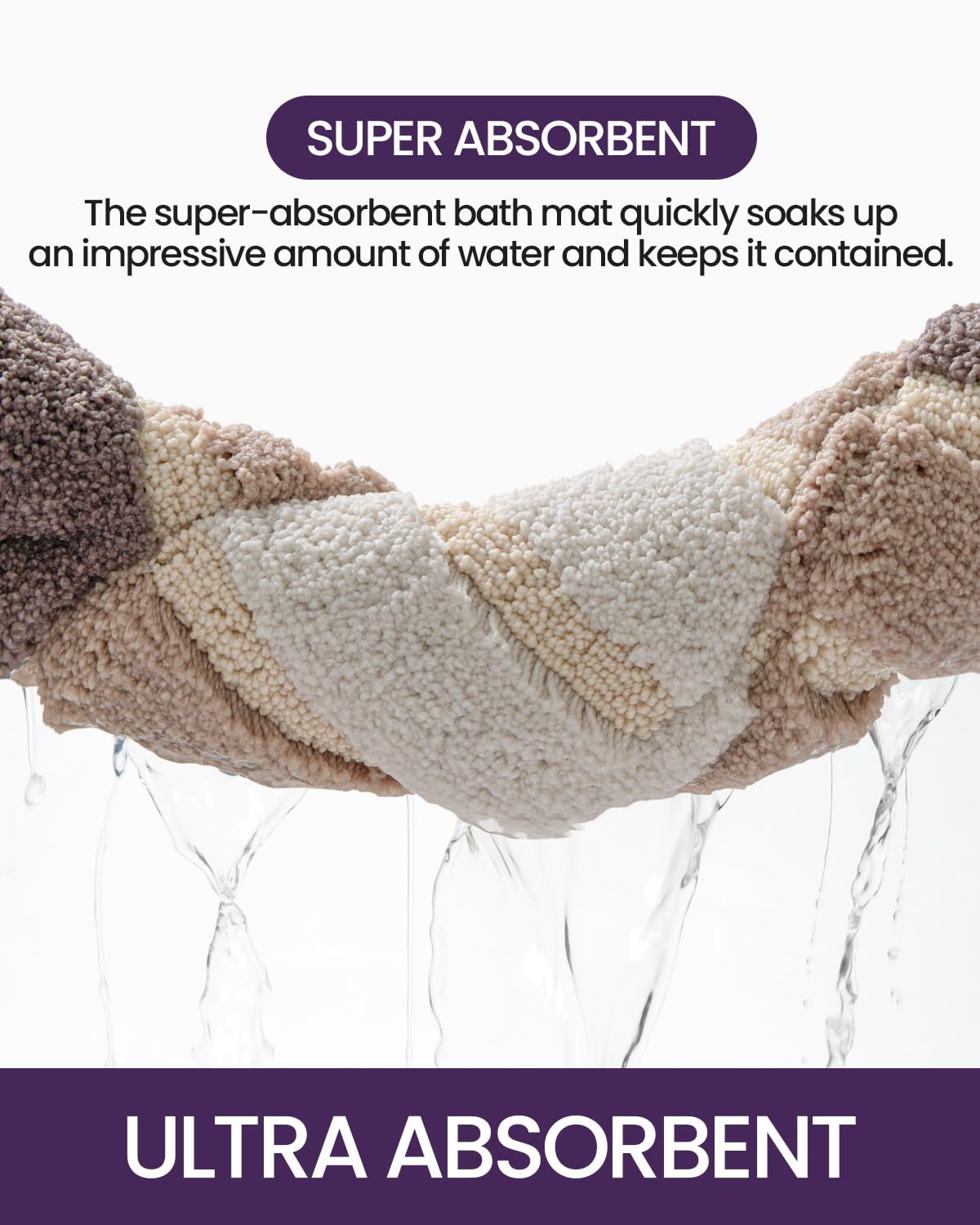 **DEXI Non-Slip Bathroom Rug 20