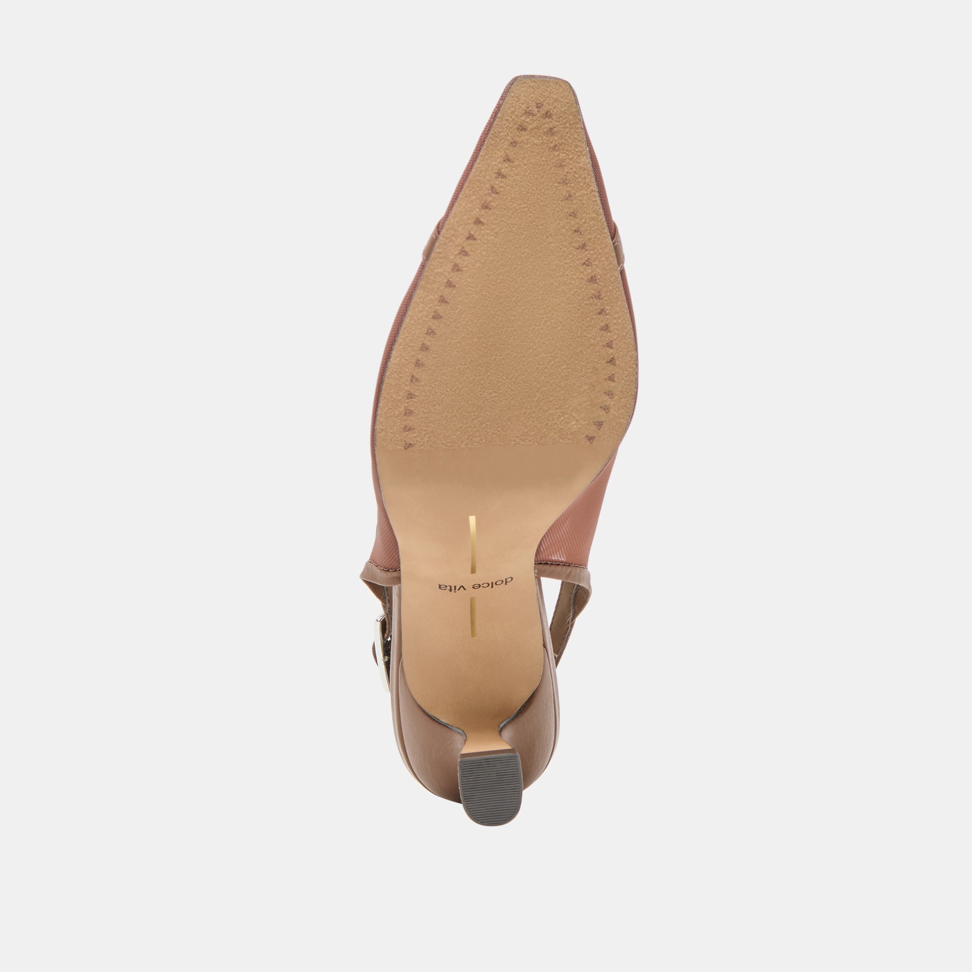 LORINE Women's High Heels - Espresso Brown Mesh Pointed Toe Pumps for Party, Wedding & Office Wear