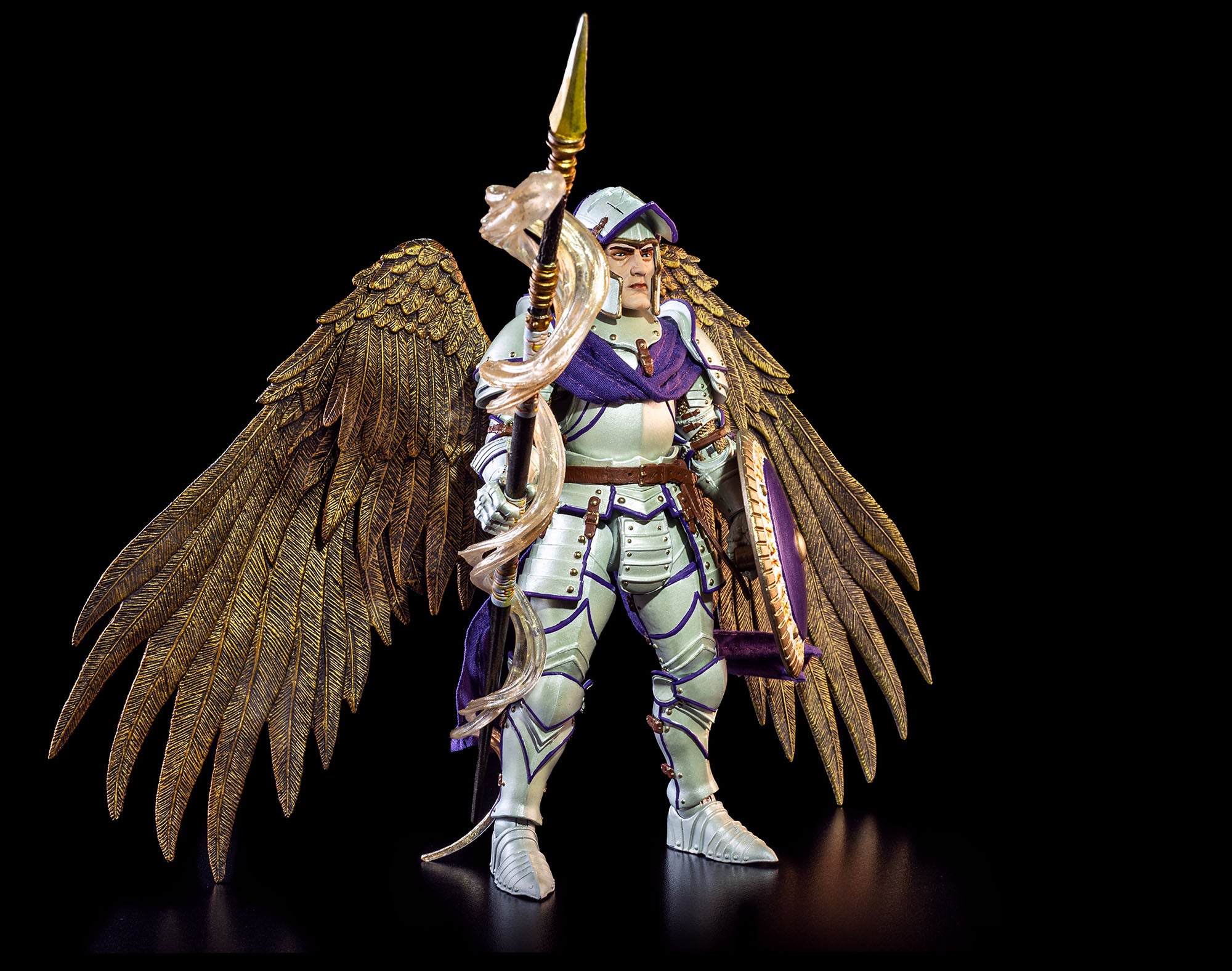 Mythic Legions: Ashes of Agbendor - Iosef of the Golden Spear Action Figure | Collectible Fantasy Warrior for Display & Gaming | Preorder Now for Epic Battles & Shelf Displays