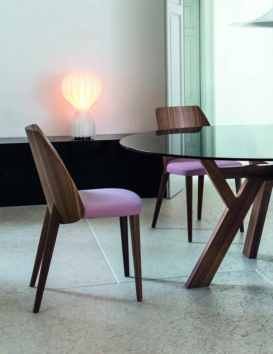Bross Shell Dining Chair - Modern & Comfortable Wooden Seat for Kitchen, Dining Room, or Office - Perfect for Home Decor & Entertaining