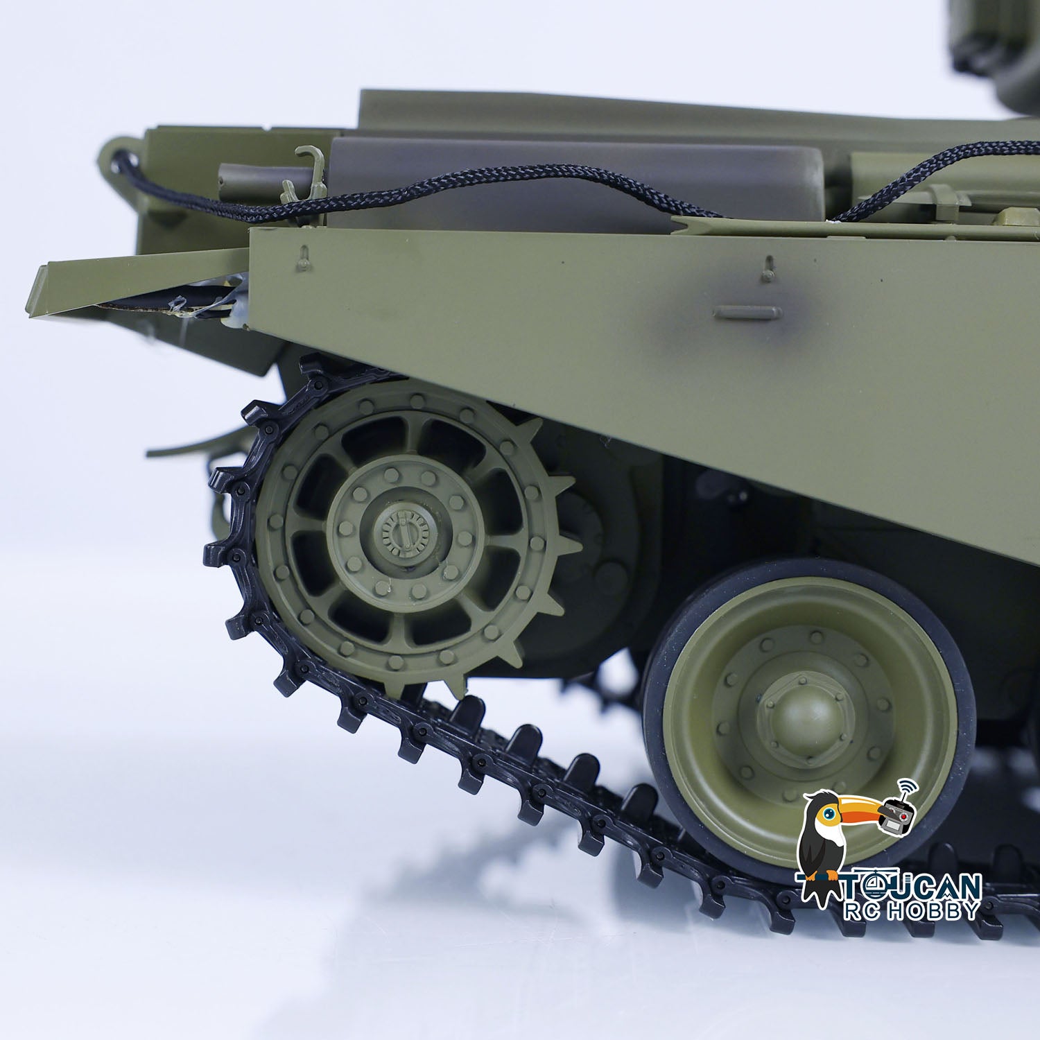 1/16 RC Infrared Battle Tank - Remote Control Panzer Centurion MK5 Electric Toy Tank with BB Shooting & Barrel Recoil - Military Model for Kids & Adults - Perfect for War Games & Collectors Display