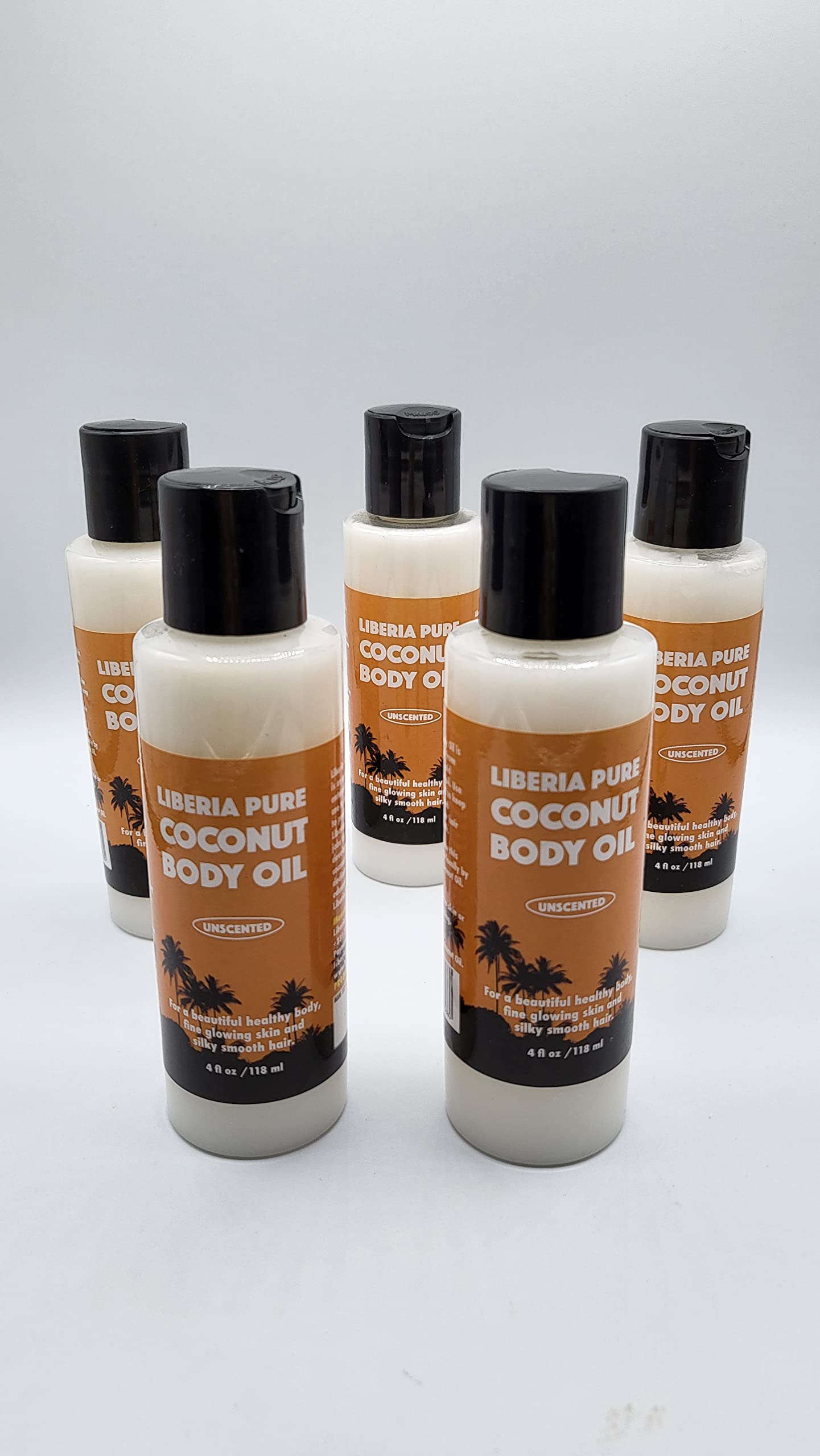 Liberia Pure Coconut Body Oil 360ml - Natural Moisturizer for Dry Skin, Hair Care & Massage - Perfect for Spa, Relaxation & Daily Hydration