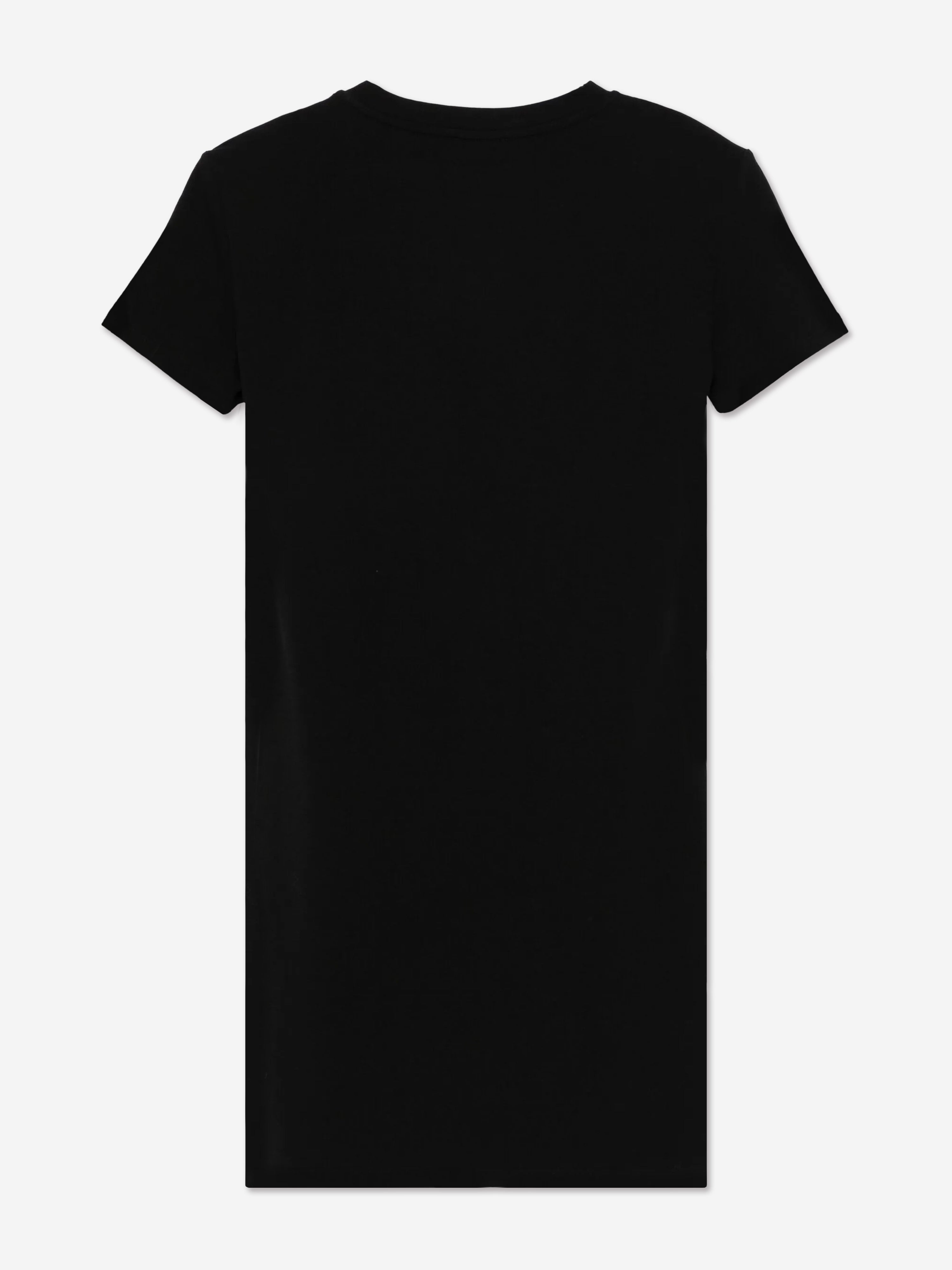 Balmain Girls Black Logo Jersey Dress - Stylish & Comfortable for School, Parties & Casual Wear