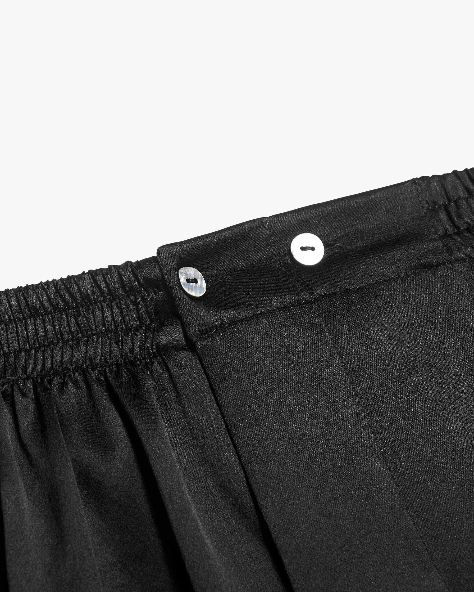 Premium Silk Boxer Shorts for Men - Luxury Fitted & Draping Design - Breathable Comfort Underwear for Sleep, Lounge & Special Occasions