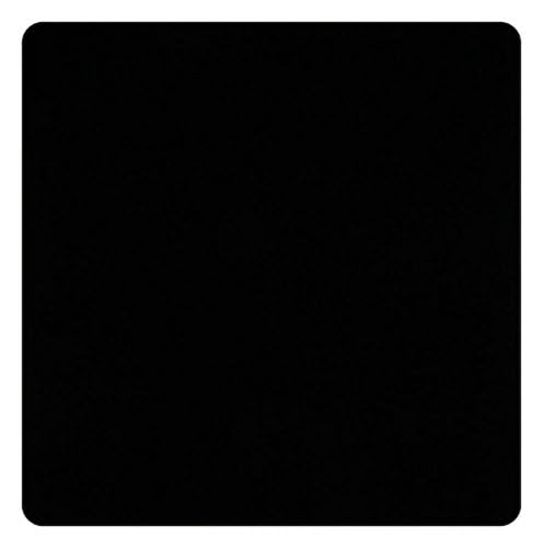 Allsop Naturesmart Large Mouse Pad 13.3 x 13.3 Inches - Ergonomic Non-Slip Desk Mat for Gaming & Office Work - Black Computer Accessory for PC, Laptop & Mac Users