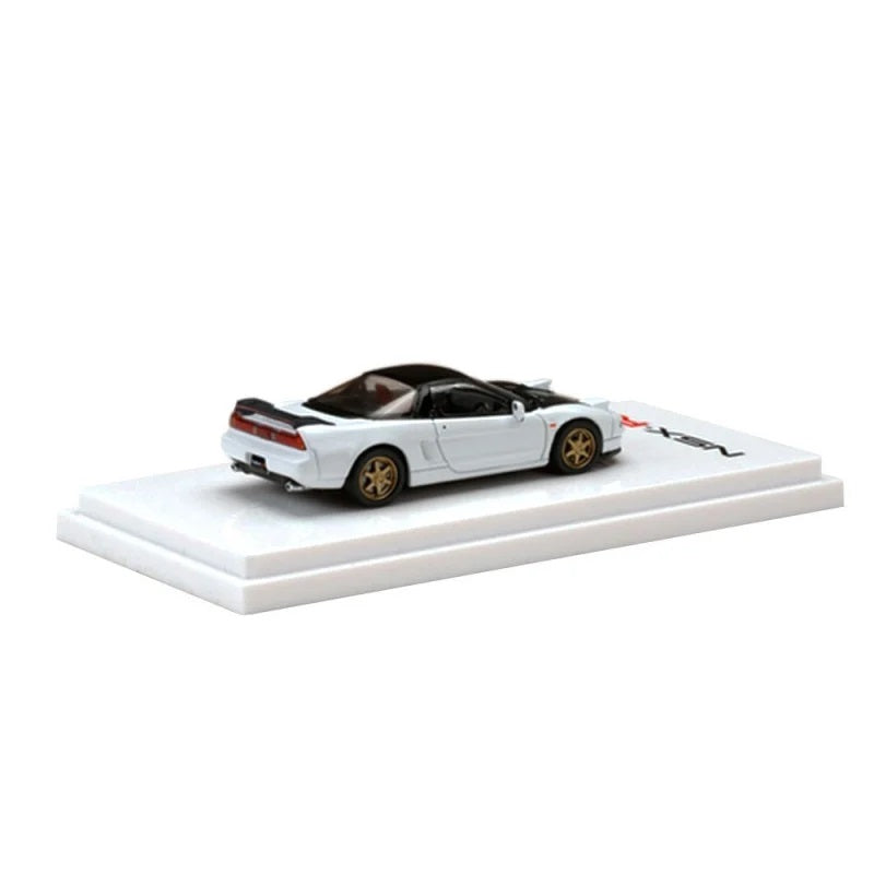 1:64 Scale Honda NSX (NA1) Type R 1992 Championship White Diecast Model Car with Engine Display - Collectible Japanese Sports Car for Hobbyists & Display Use