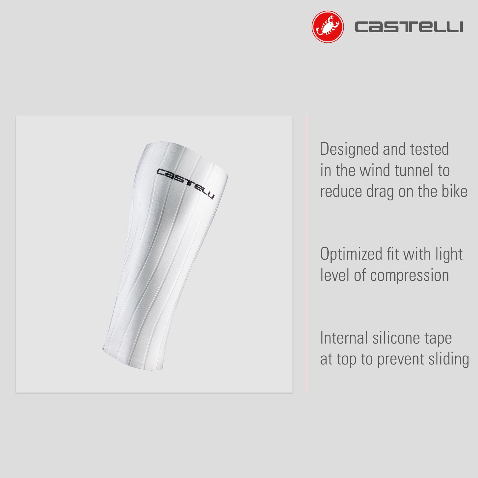 Castelli Fast Legs Sleeves Black - XL Cycling Arm Warmers for Men & Women | Perfect for Road Biking, Training & Cold Weather Rides
