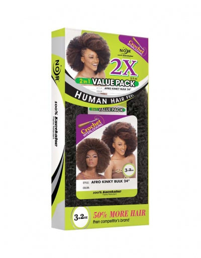 JANET COLLECTION 2X Afro Kinky Bulk 24