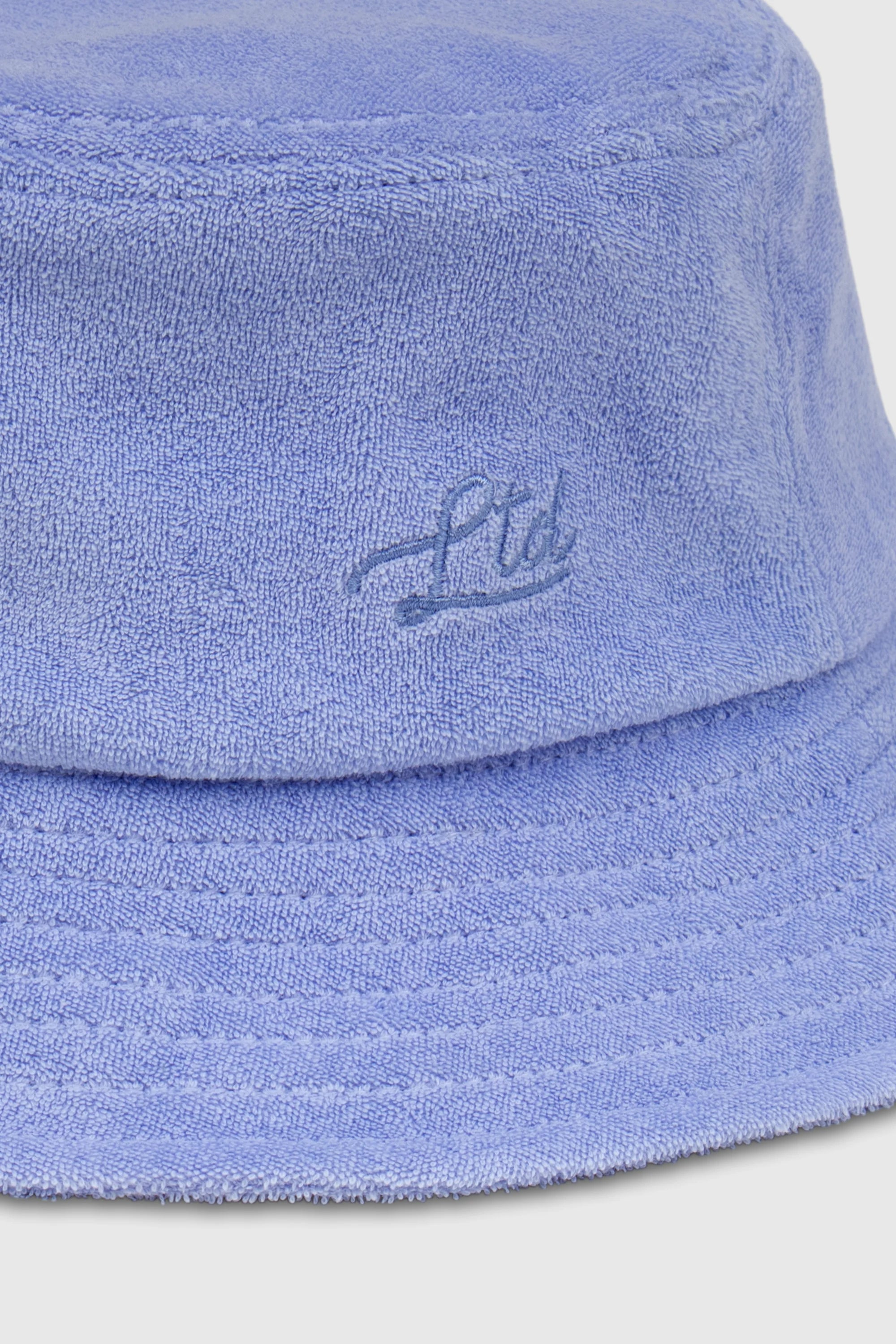 Blue Terry Bucket Hat - Soft Cotton Summer Sun Hat for Men & Women - Perfect for Beach, Hiking, and Outdoor Activities