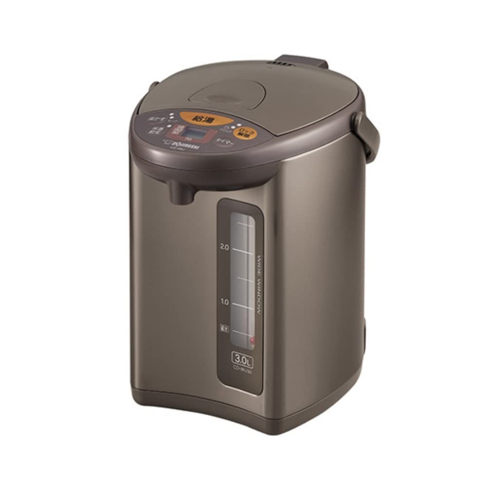 Zojirushi CD-WU30-TM 3.0L Stainless Steel Electric Water Pot & Warmer - Metallic Brown - Keep Hot/Cold Beverages Perfect for Home, Office or Dorm Use