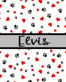 Personalized Dog Blanket Paws Name and Love Heart4