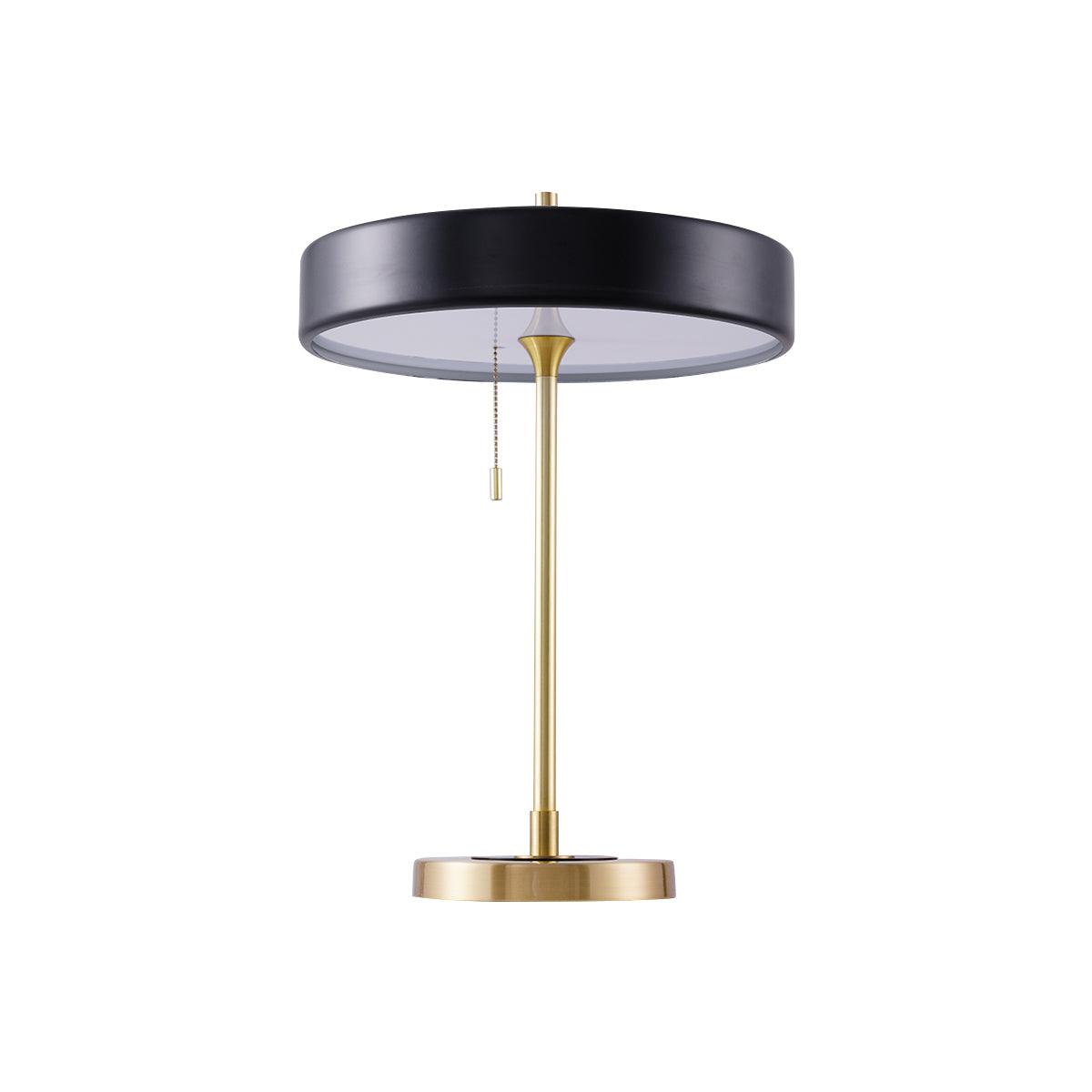 Revolve Table Lamp - Modern LED Nightstand Light with Adjustable Brightness for Bedroom, Living Room & Office
