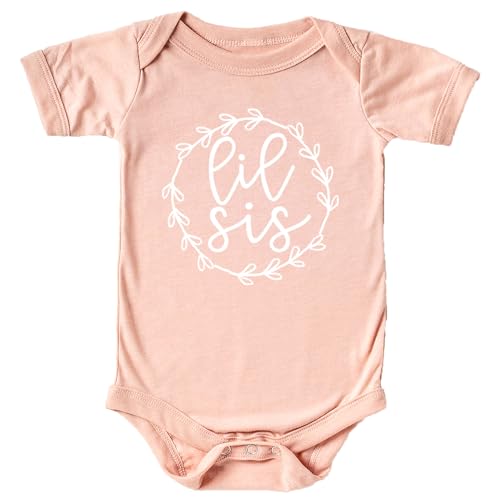 White on Peach Bodysuit