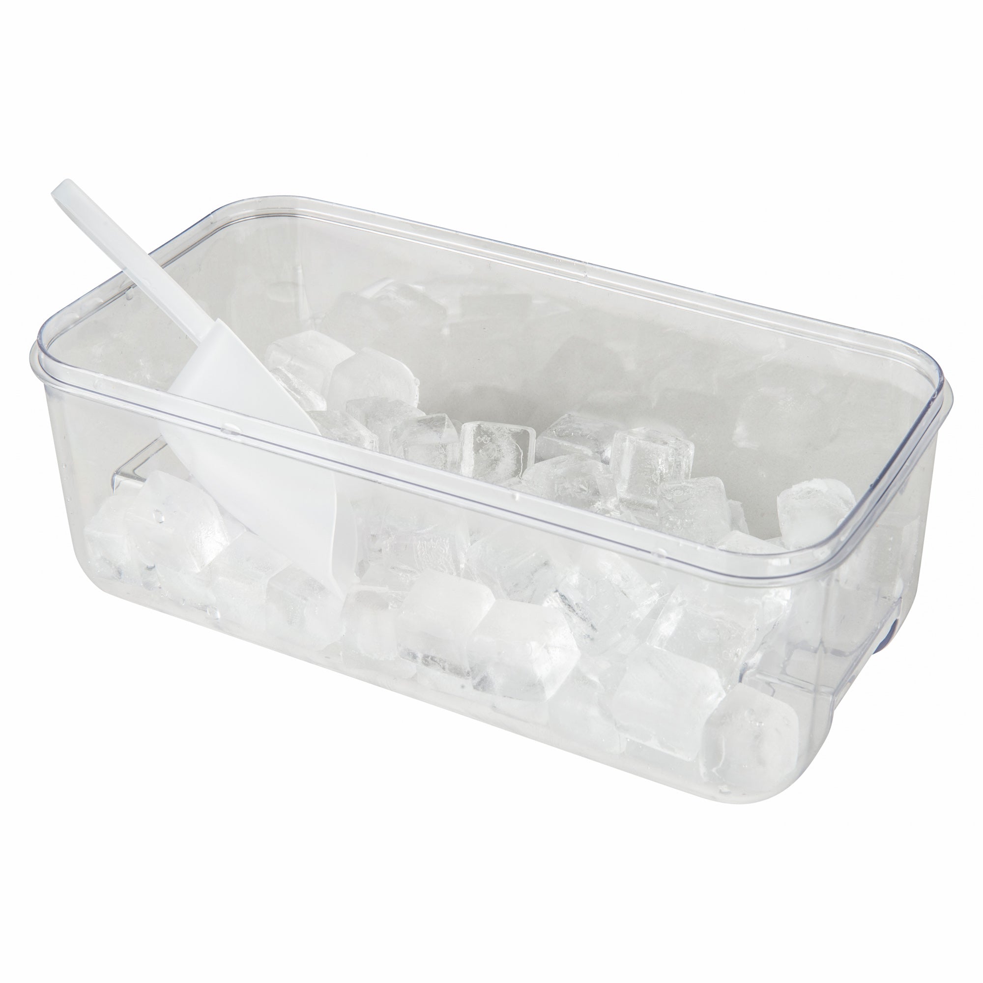 One-Push Silicone Ice Cube Tray with Airtight Storage Box - Perfect for Cocktails, Smoothies & Home Freezer Organization
